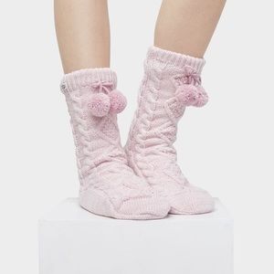 NWOT UGG | Pom Pom Fleece Sleppers Socks